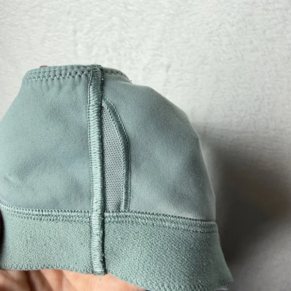 Lululemon In Alignment Straight-Strap Bra Tidewater Teal Green size 10 C/D - Image 3