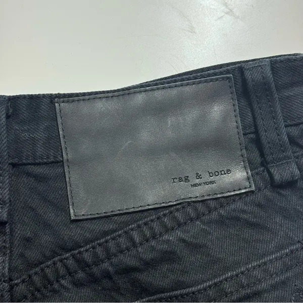 rag & bone Maya High Waist Straight Leg Jeans in Midnight 5 - size: 23 - Image 7