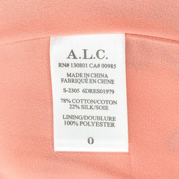 A.L.C. Frank Jaylin Pink Floral Cotton Silk Strappy Maxi Dress 0 NWT $550 - Image 8