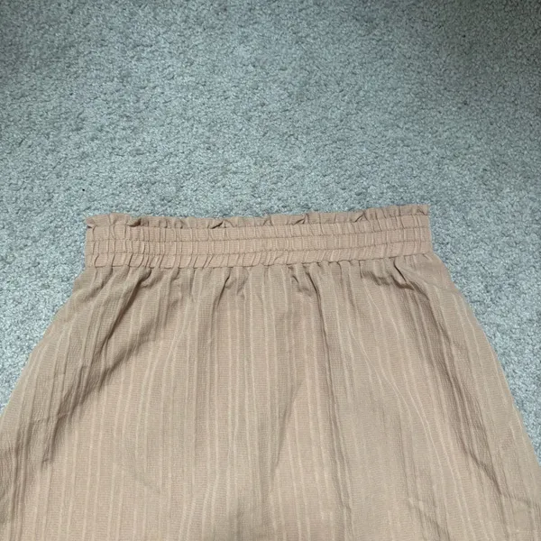 SHEIN Blush Pink Pleated A-Line Midi Skirt - Image 4