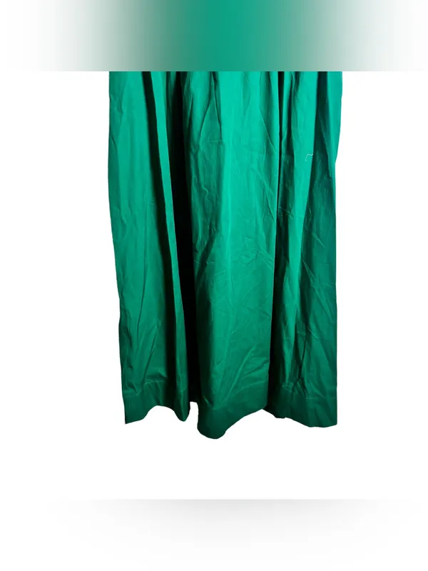 Calvin Klein Midi Dress Women's 8 Cutout Cotton Emerald Sleeveless Vacation NWT - Image 5