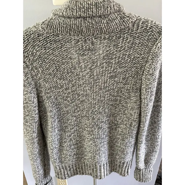 AE American Eagle Women's‎ Wool Rabbit Hair Gray Cardigan Sweater Size XL - Image 6