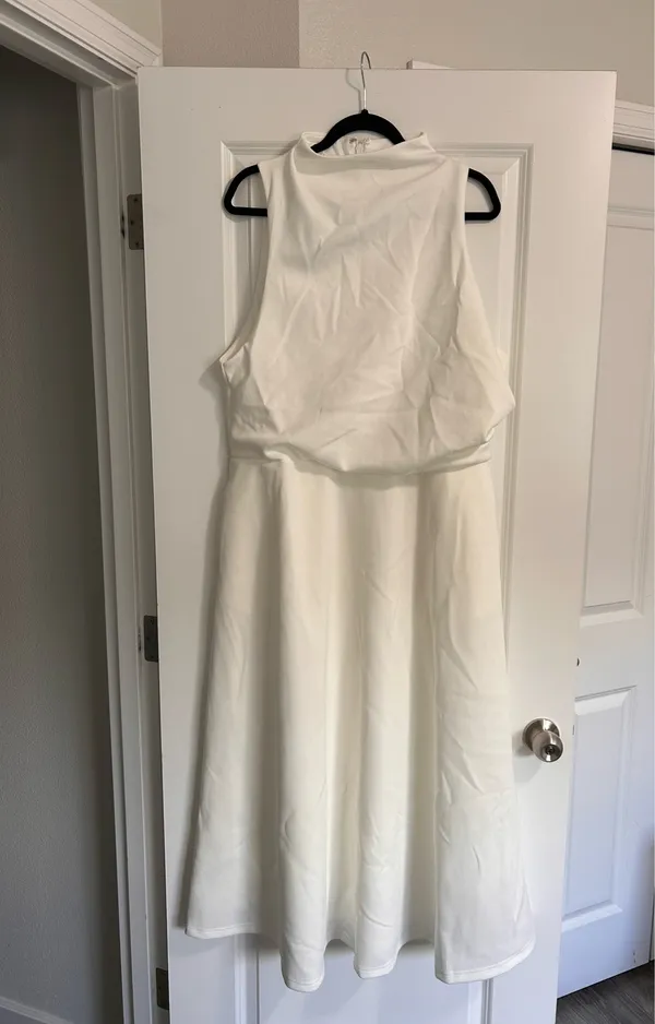 New Showpo Macy Midi Dress High Neck A Line Dress Size XL MSRP $129 - Image 6