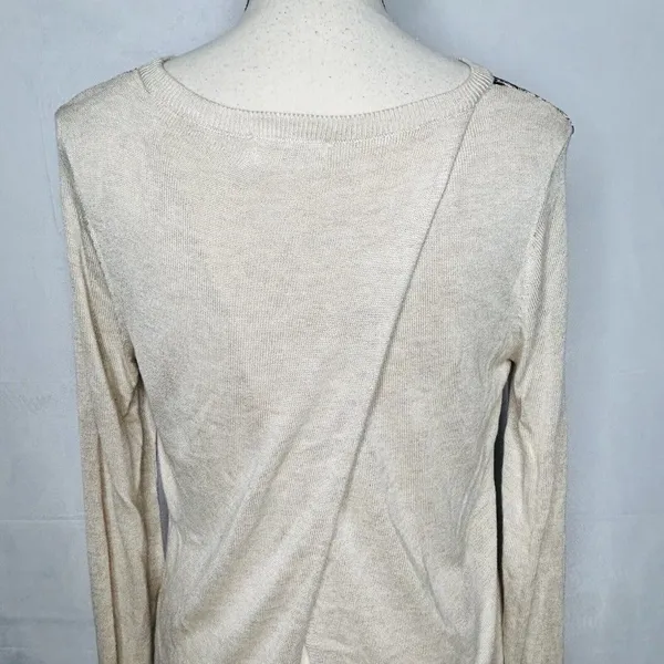 Stitch Fix MARKET & SPRUCE Lightweight Knit Top Envelope Back Paisley Size M - Image 8