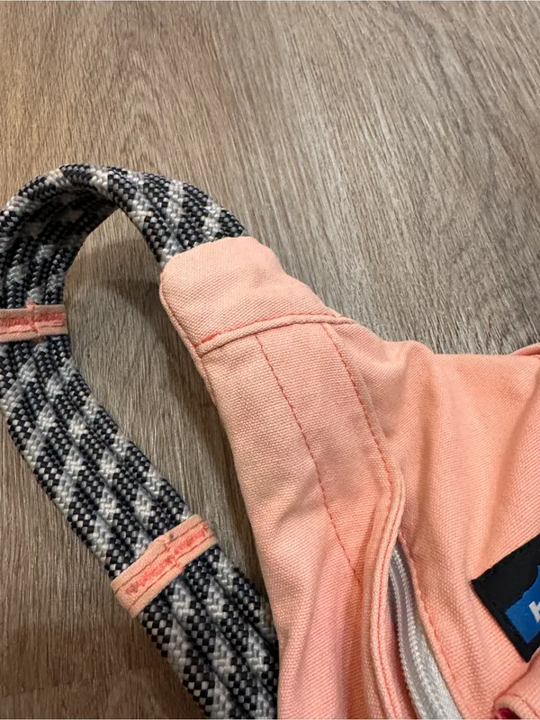 Kavu Rope Sling Bag Pink Peach Coral Purse - Image 3