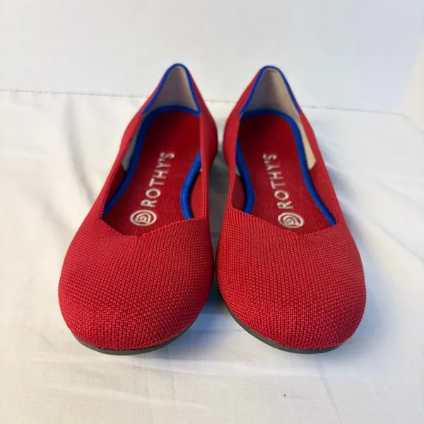 Rothy's womens red The Daily flat shoes. Size W6. Never worn. ballet flat - Image 6