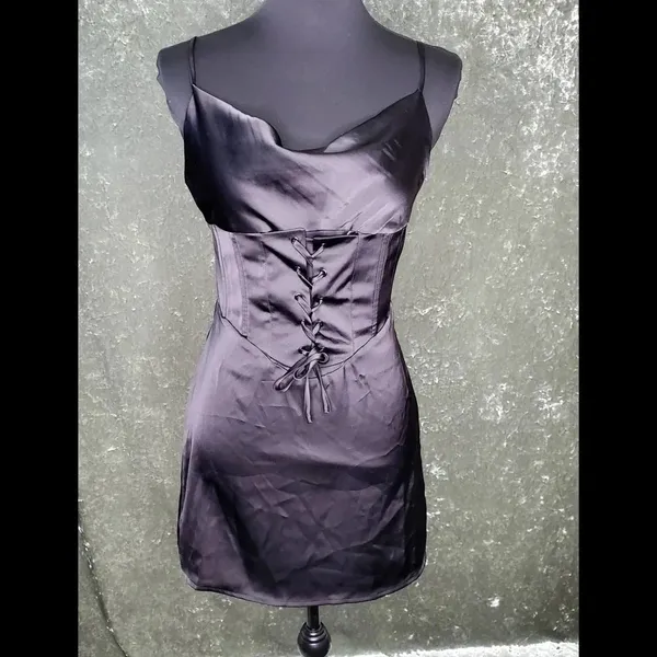 Urban Outfitters Light Before‎ Dark Carly Corset Slip Dress - Image 2