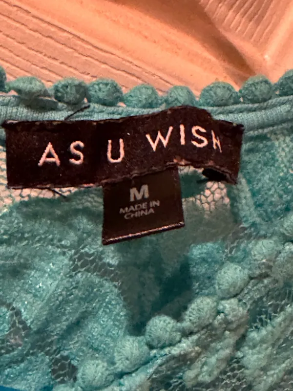 As You Wish Turquoise long top - Image 2