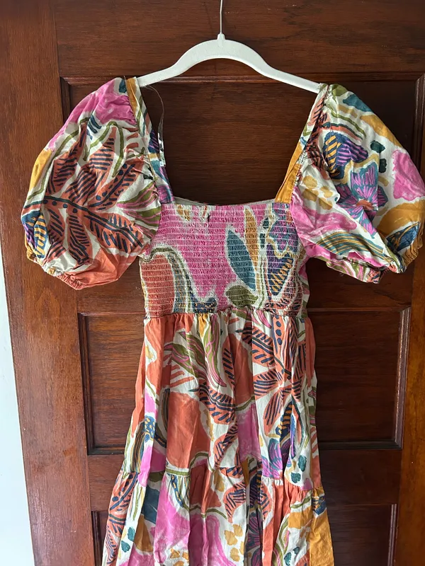 Floral Midi Dress - Image 4