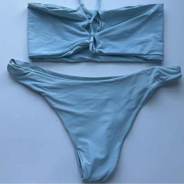 Light Blue Women's Bikini Set - Image 2