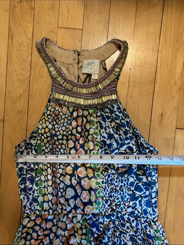HD in Paris Anthropologie Mayacamas Maxi Dress Size 0 - Image 9