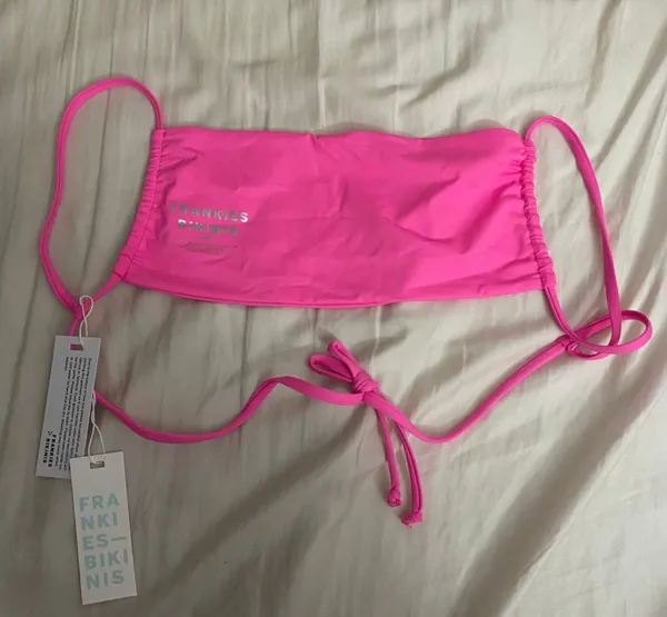 Frankie's Bikinis kailyn pink bikini top - Image 2