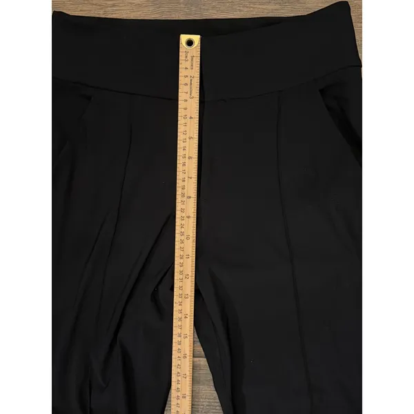 Lululemon‎ Black High Rise Tapered Trouser Dress Pants Front Seam Size 6 Pockets - Image 7