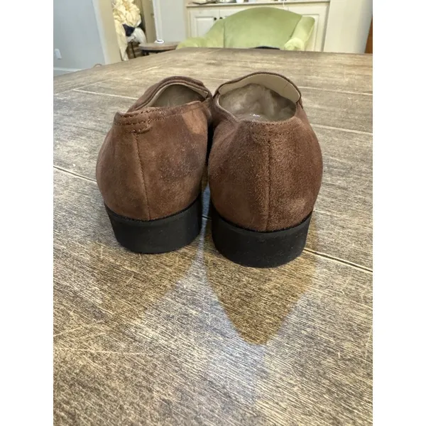 Amalfi by Rangoni Giuliano Loafer Italy made Castagno Cashmere brown Size‎ 8.5 W - Image 4