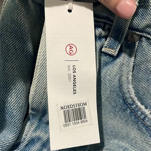 AG Adriano Goldschmied NWT Kinsley Up Idyllic Destructed Jeans Sz 28‎ $225 - Image 7