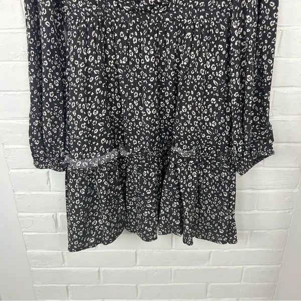 Altar’d State Cheetah Animal Print Tiered Dress Size M - Image 6