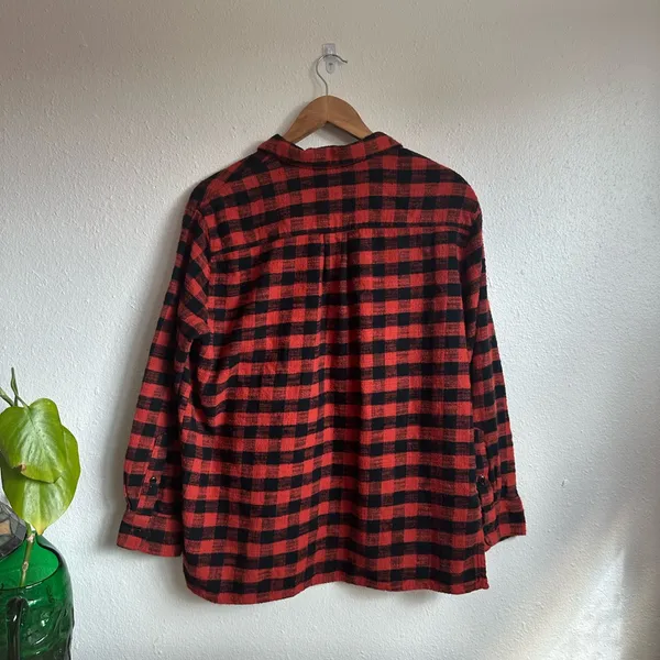 Madewell Buffalo Check Flannel Button Down - Image 7