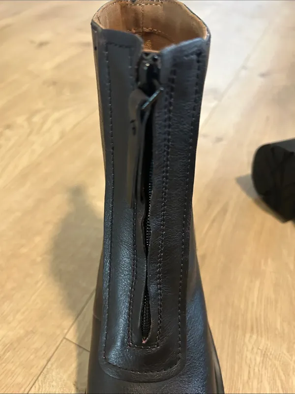 CAMPER Milah Black and Pink Leather Mid Boots, Size EU38/US7.5 NWOT Display pair - Image 11