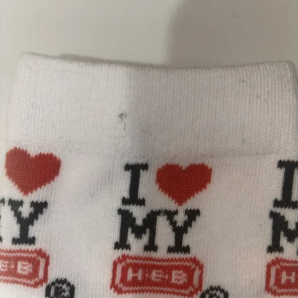 I ❤️‎ My HEB Socks I Love My HEB White - Image 5