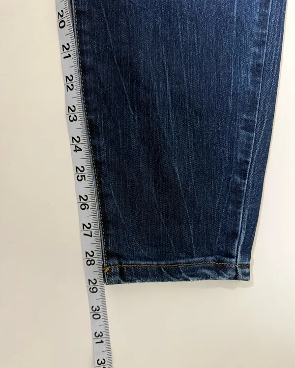 Maurices Everflex Super Skinny High Rise Jeans Dark Wash Button Fly - Image 10