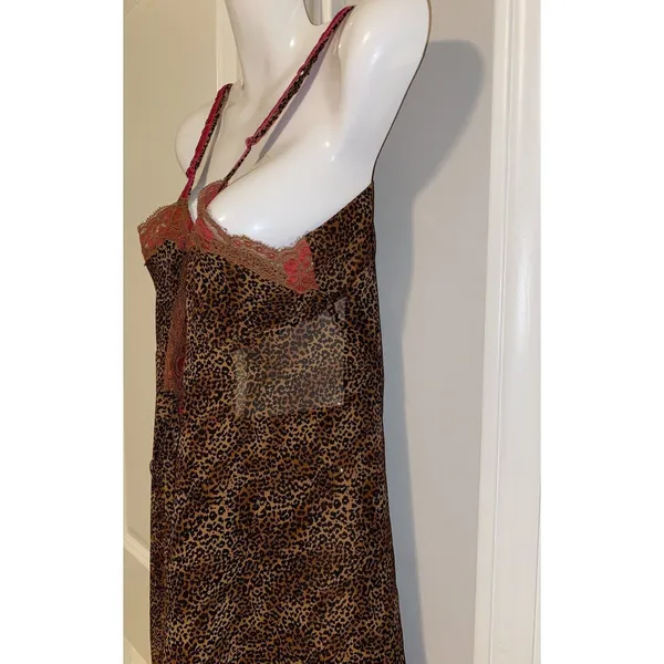 Victoria’s Secret lingerie vintage Y2K leopard print teddy & Bottoms EUC Sz L - Image 7