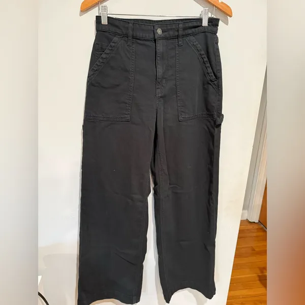 American Eagle Outfitters Men's Dark Cargo Pants size 6 - Image 2
