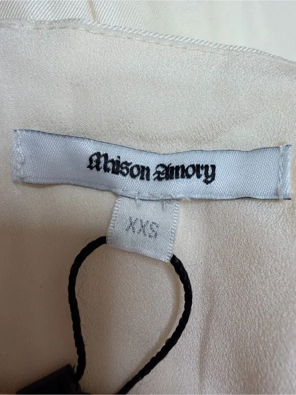 Maison Amory The Belmont Dress in Ivory Cream XXS NEW $369 Bride Bridal - Image 13