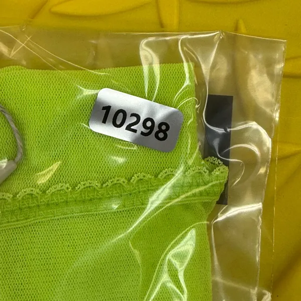 SKIMS Summer Mesh Lace Super Cropped Top Green Highlighter 4X DR-MIN-3585 NEW - Image 10