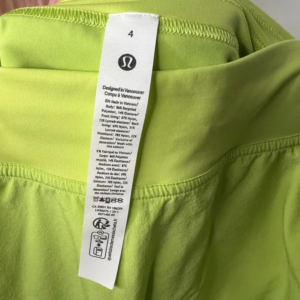 Lululemon High Rise Tennis Skirt Size 4 - Image 3