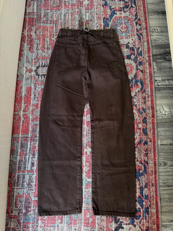 ZARA Brown Jeans High-Rise - Image 10