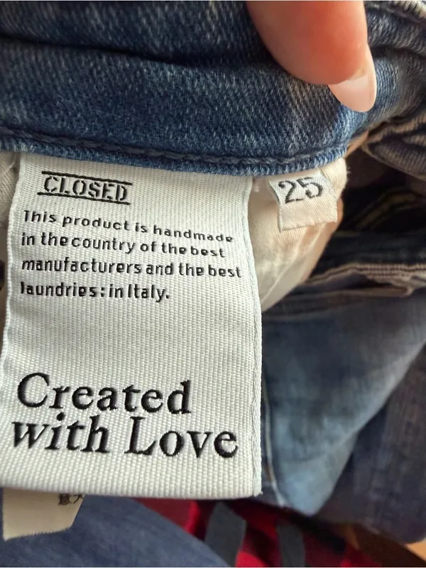 Closed organic cotton mid-rise bootcut jeans blue wash made in Italy 25 - Image 6