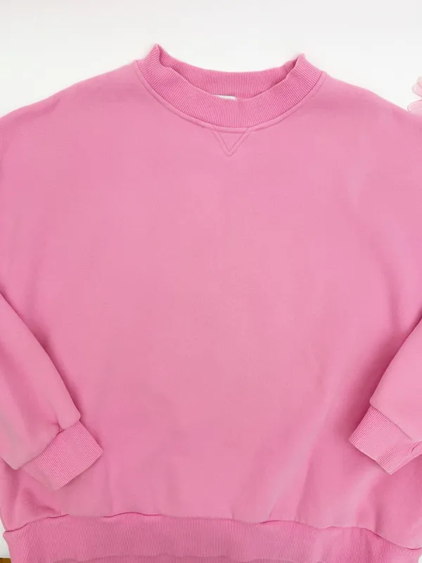 Yllw The Label I Told My Mom About You Oversized Sweatshirt Pink - Image 7