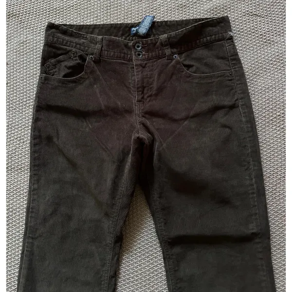 Polo Jeans Ralph‎ Lauren Women's Company Corduroy Pants Brown Size 32 - Image 2