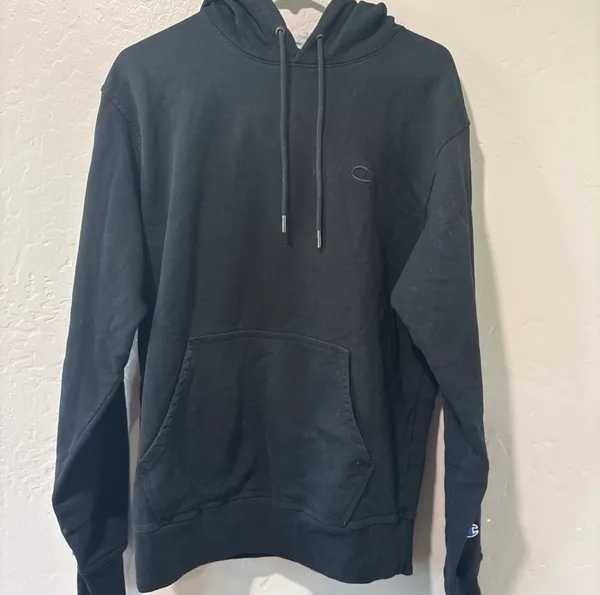 Champion Black & Gray Hoodie - Image 2