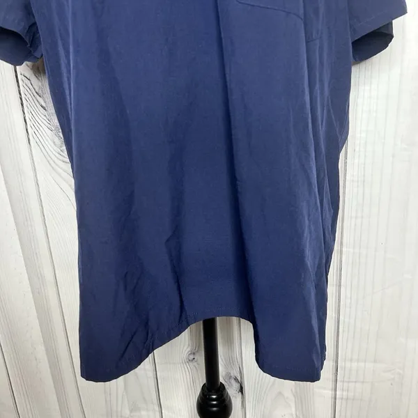 Figs Technical Collection Catarina Scrub Top Womens XL Navy Blue One-Pocket - Image 2