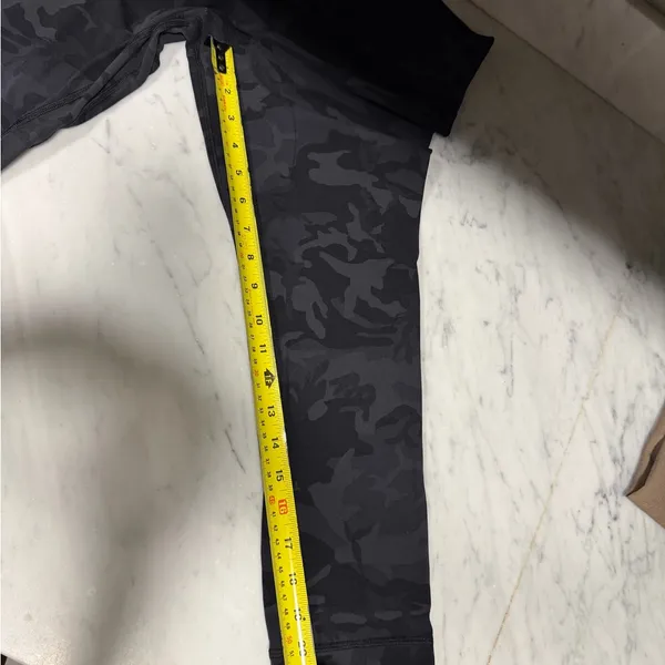 Lululemon Athletica Black Camo Capris - Image 7
