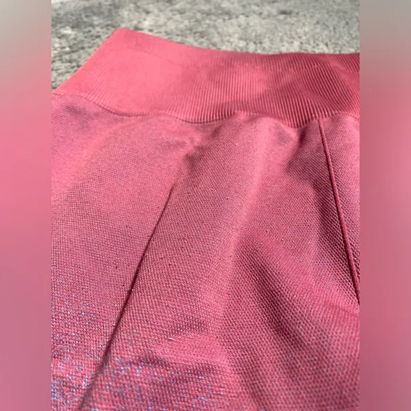 Gymshark blue pink bike workout shorts - Image 8