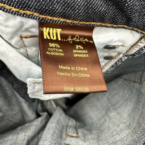 Kut from the Kloth size 4 blue jeans boot cut button tab‎ back pockets - Image 7