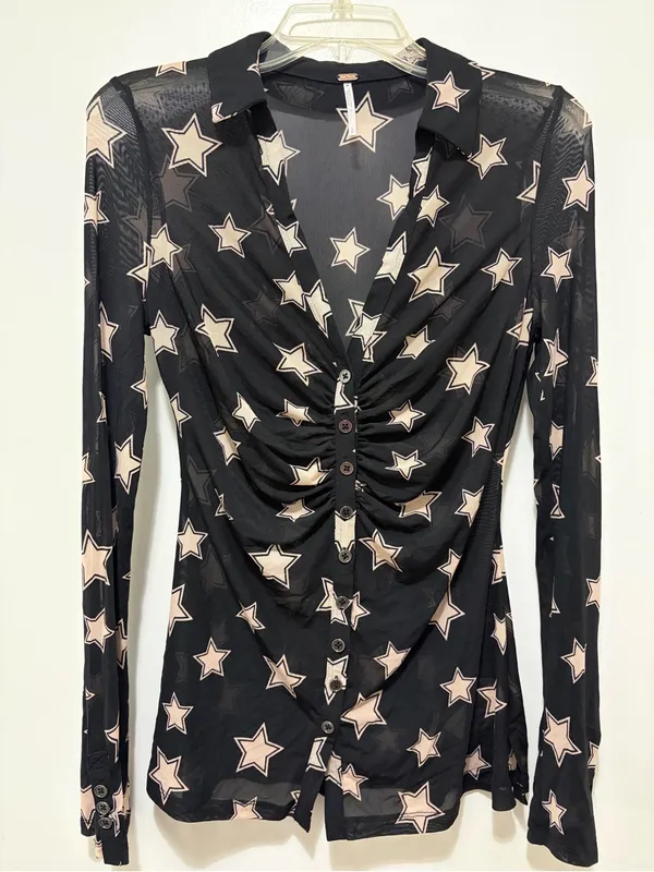Free People Lucky Shirtee Small - Image 2