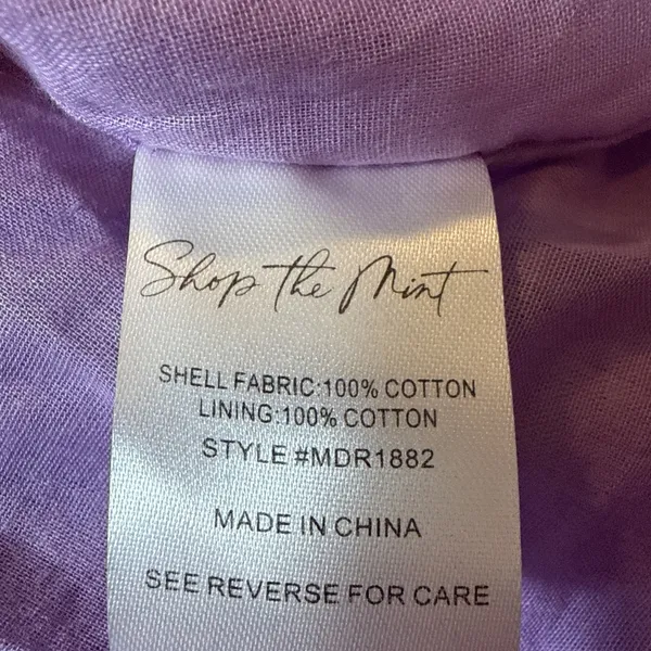Shop The Mint It Could Be You Lavender Mini Dress With Pockets Size XL - Image 7