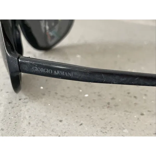 GIORGIO ARMANI SUNGLASSES EYEGLASSES FRAMES ONLY oval black 2536 020 62-17-120 - Image 4