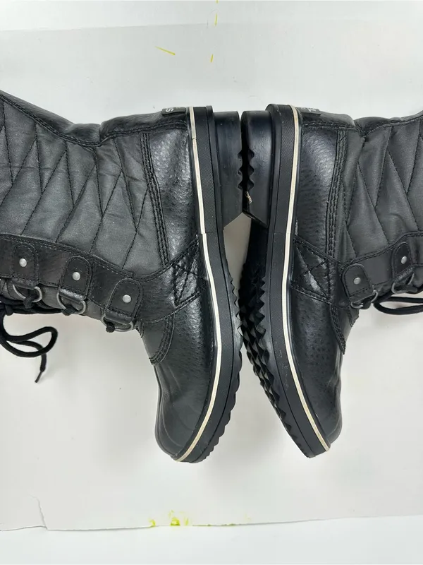 Sorel Tofino II Womens Size 10 Black Waterproof Faux Fur Snow Boots NL2332-010 - Image 10