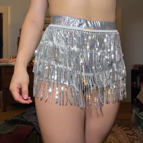 SheIn sequin skirt with shorts - Image 2