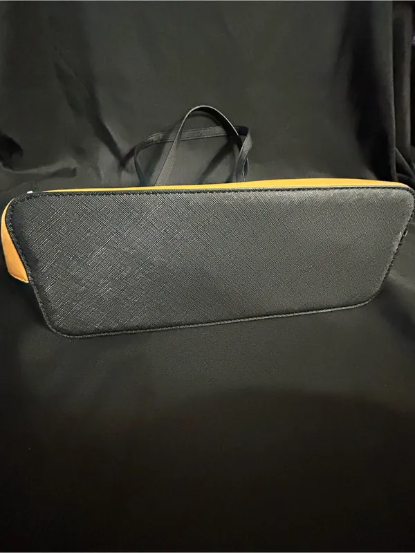 Amy Miller Women’s Two-Tone Orange & Black Tote Bag Purse NWT - Image 10
