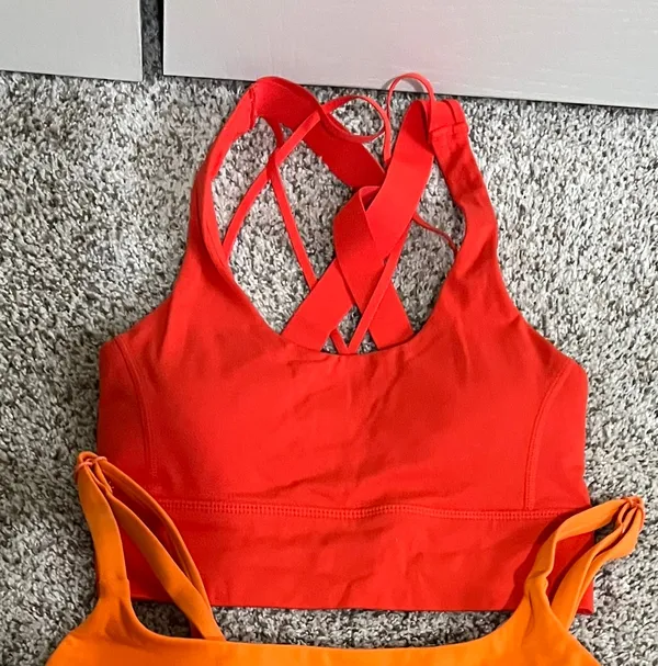 Balance Athletica Red Sports Bra - Image 2