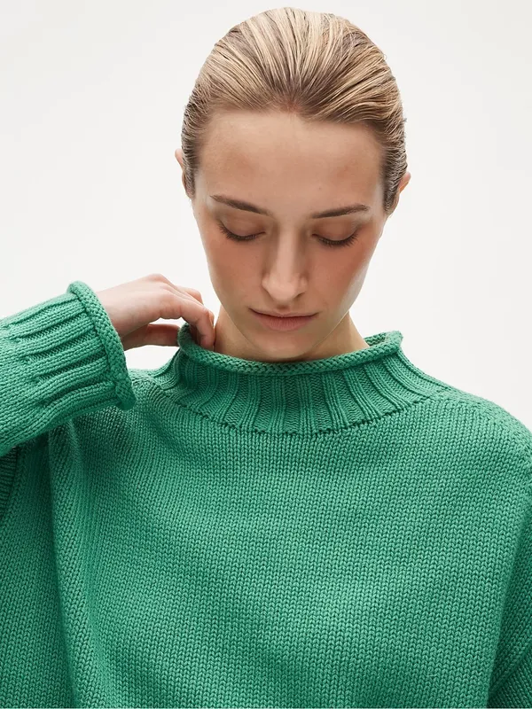 J. Crew 2025 Rollneck in Summer Yard Green Size XXS - Image 4