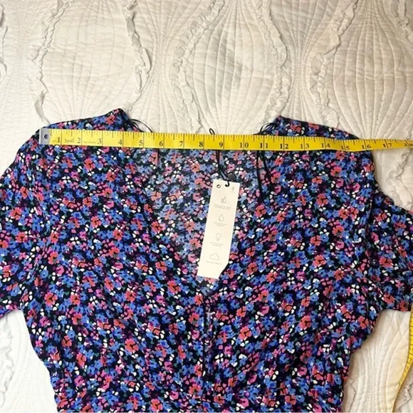 ZARA Floral Long Sleeve Mini Dress‎ Size XS NWOT - Image 6