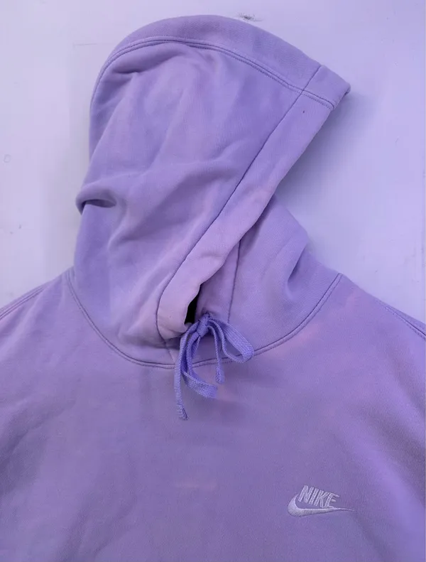 Vintage Violet Nike Hoodie Size Large - Image 8