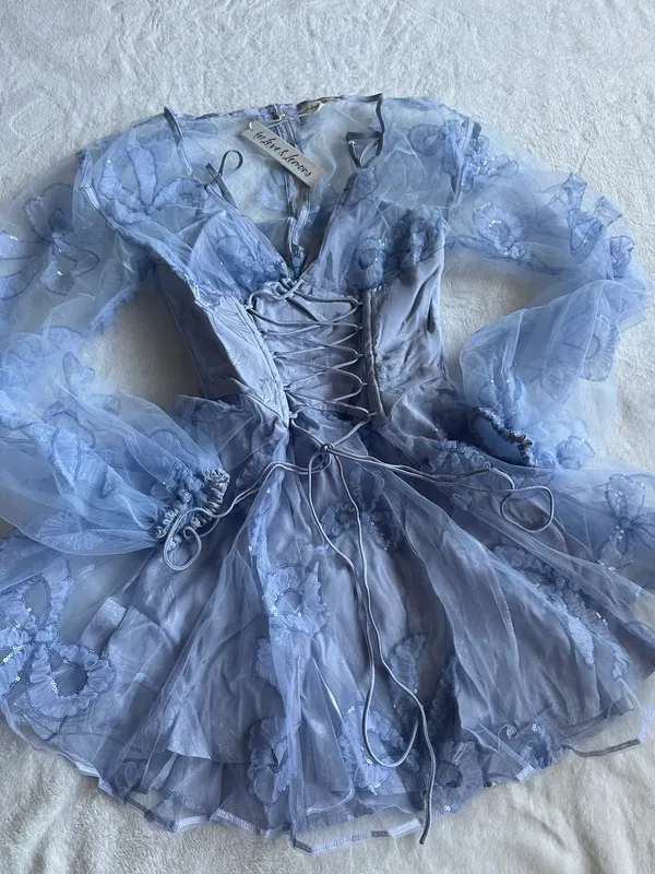 For Love & Lemons Presley Mini Dress - Image 7