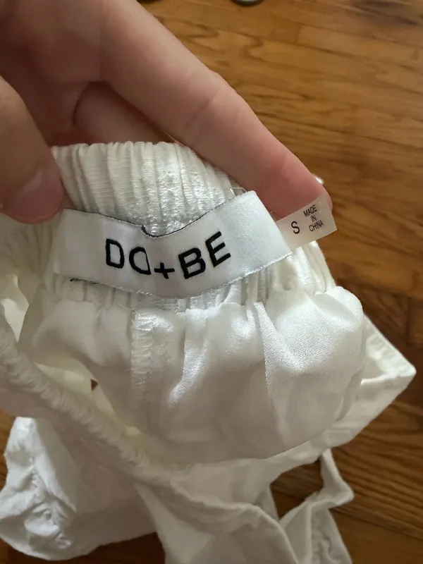 White mini skort - Image 4
